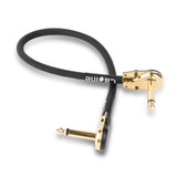 Caline Patch Cable Gold Pancake Plugs - GuitarPusher