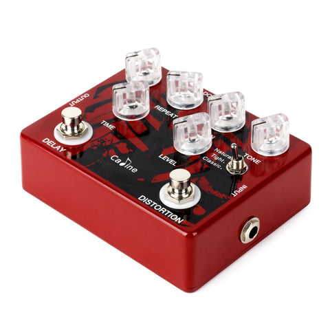 caline delay pedal Caline CP-68 Analog Delay and Distortion Dual Pedal – GuitarPusher