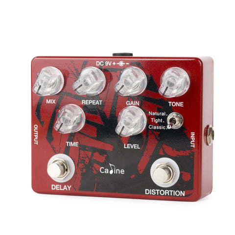 Caline CP-68 Analog Delay and Distortion Dual Pedal – GuitarPusher