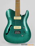 Chapman Guitars ML3 PRO Traditional Semi-Hollow - Aventurine Green Sparkle