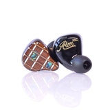 Flipears Aim PRO Quad Driver In-Ear Monitor (IEM) Earphones - Universal Fit - Guitar Wood / Black