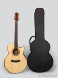 Maestro Custom Raffles All Solid Small Jumbo Acoustic Guitar Adirondack Spruce / Koa - GuitarPusher
