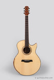 Maestro Custom Raffles All Solid Small Jumbo Acoustic Guitar Adirondack Spruce / Koa - GuitarPusher