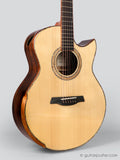 Maestro Custom Raffles All Solid Small Jumbo Acoustic Guitar Adirondack Spruce / Koa - GuitarPusher