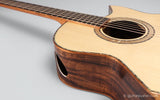 Maestro Custom Raffles All Solid Small Jumbo Acoustic Guitar Adirondack Spruce / Koa - GuitarPusher