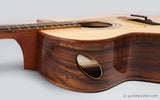 Maestro Custom Raffles All Solid Small Jumbo Acoustic Guitar Adirondack Spruce / Koa - GuitarPusher