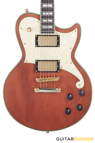 D'Angelico Deluxe Atlantic LE Matte Walnut Electric Guitar D'Angelico Deluxe Atlantic LE Matte Walnut Electric Guitar