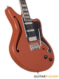 D'Angelico Deluxe Bedford SH LE Offset Rust Electric Guitar
