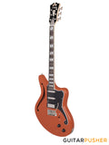 D'Angelico Deluxe Bedford SH LE Offset Rust Electric Guitar