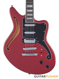 D'Angelico Premier Bedford SH Offset Oxblood Electric Guitar