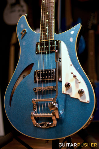 Duesenberg Guitars Double Cat Electric Guitar (Catalina Blue) w/ Hard Case