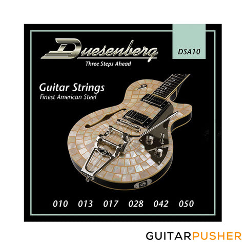 Duesenberg Guitars DSA10 Nickel Wound Electric Guitar Strings 10-50 (10 13 17 28 42 50)