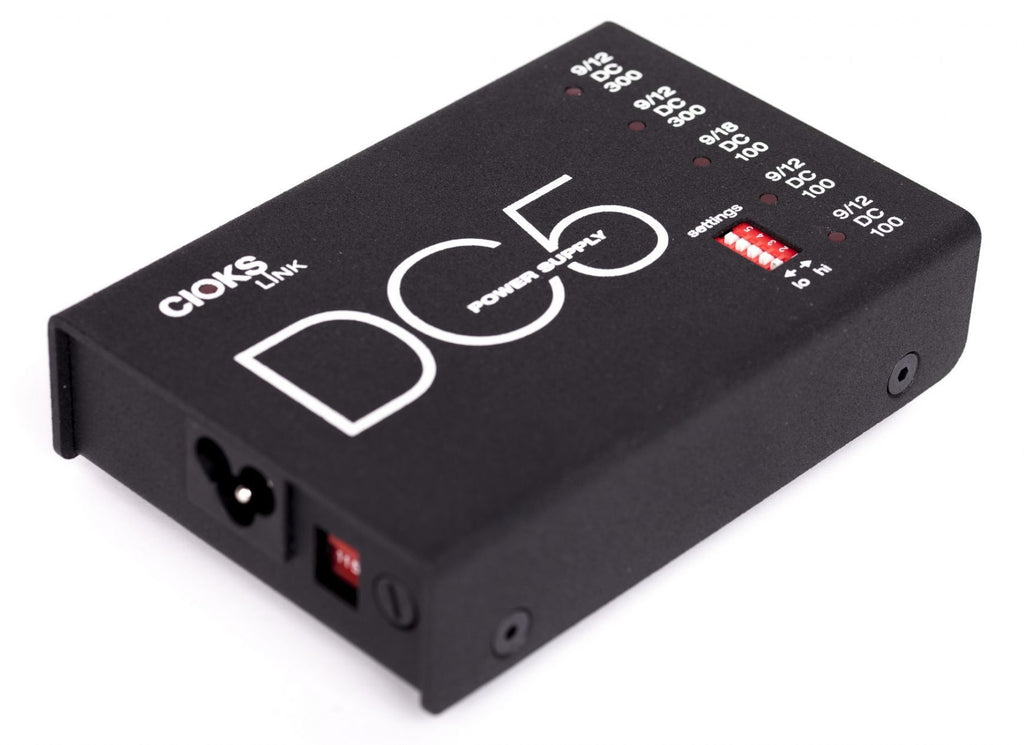 Cioks DC5 Link 5 Isolated Output Power Supply 9/12/18V GuitarPusher