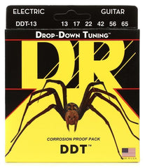 DR DDT Drop Down Tuning Electric Guitar Strings - GuitarPusher