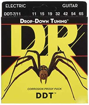DR DDT Drop Down Tuning Electric Guitar Strings 7-strings - GuitarPusher