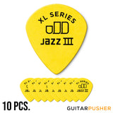 Dunlop Tortex Jazz III XL Guitar Pick 498R .73mm - Yellow