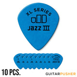 Dunlop Tortex Jazz III XL Guitar Pick 498R 1mm - Blue