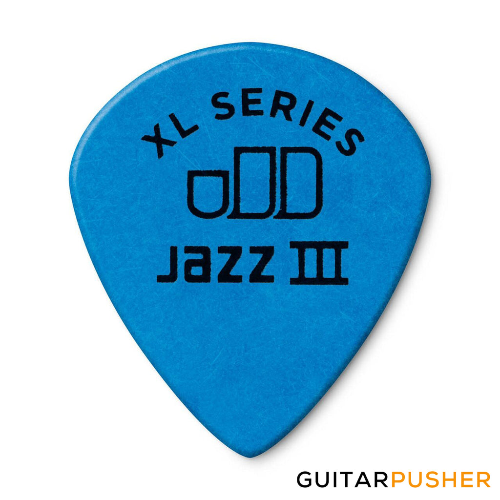Dunlop Tortex Jazz III XL Guitar Pick 498R 1mm - Blue – GuitarPusher