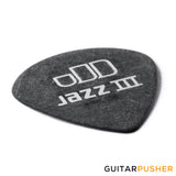 Dunlop Tortex Jazz III Pitch Black Guitar Pick 0.73mm