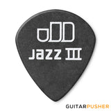 Dunlop Tortex Jazz III Pitch Black Guitar Pick 1.14mm