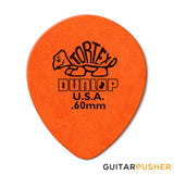 Dunlop Tortex Tear Drop Guitar Pick 413R - 0.60mm Orange