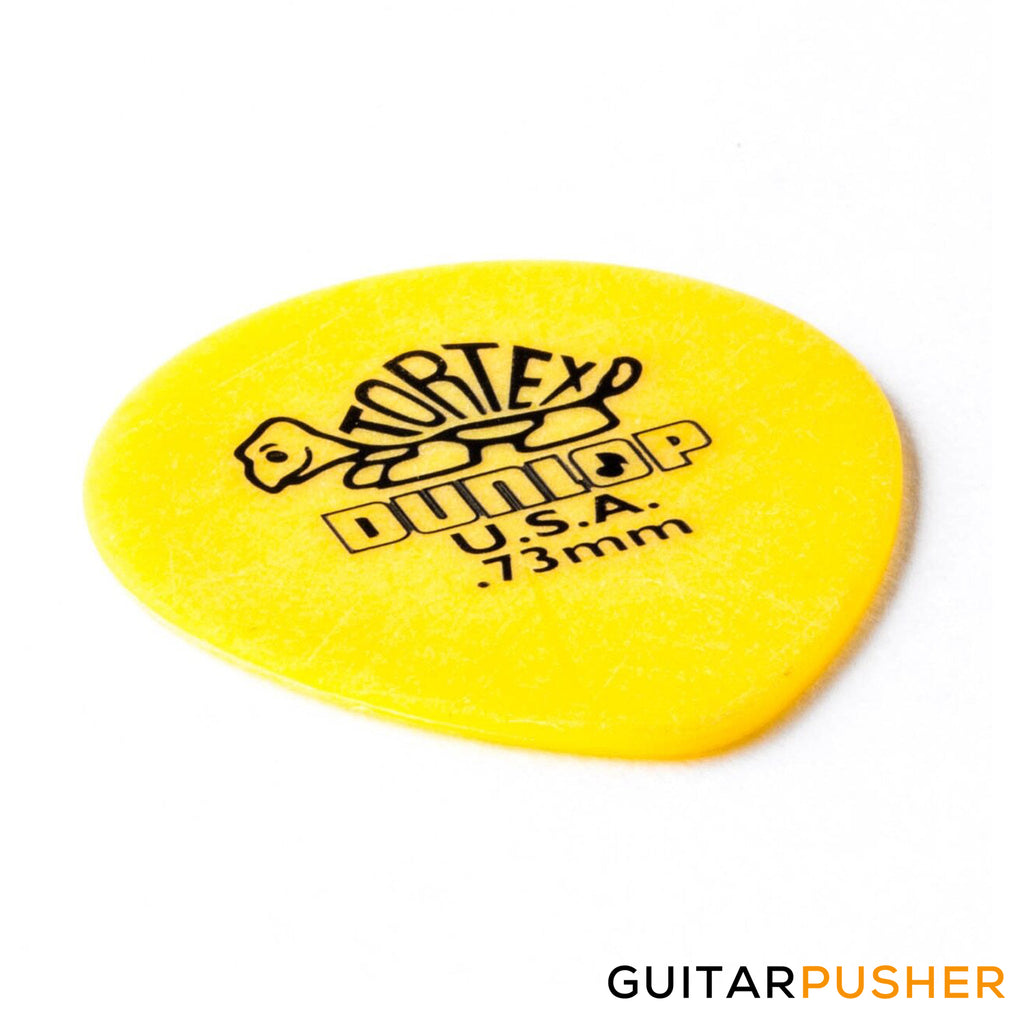 Dunlop Tortex Tear Drop Guitar Pick 413R - 0.73mm Yellow – GuitarPusher