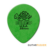 Dunlop Tortex Tear Drop Guitar Pick 413R - 0.88mm Green