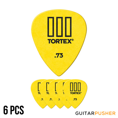 Dunlop Tortex TIII Guitar Pick 462R - 0.73mm Yellow – GuitarPusher