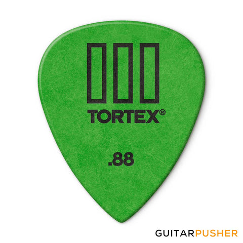 Dunlop Tortex TIII Guitar Pick 462R - 0.88mm Green