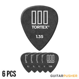Dunlop Tortex TIII Guitar Pick 462R - 1.35mm Black