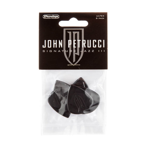 Dunlop John Petrucci Jazz III 1.5mm Guitar Pick (6 pcs.) - Black Player's sealed pack - GuitarPusher