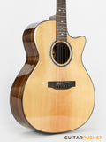 Elegee Adarna Solid Sitka Spruce Top Grand Auditorium Acoustic-Electric Guitar with Dual Pickup System