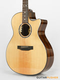 Elegee Adarna Solid Sitka Spruce Top Grand Auditorium Acoustic-Electric Guitar with Dual Pickup System