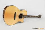 Elegee Adarna Solid Sitka Spruce Top Grand Auditorium Acoustic-Electric Guitar with Dual Pickup System