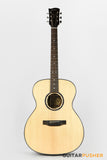 Elegee Katala Solid Sitka Spruce Top  OM Acoustic-Electric Guitar with Dual Pickup System