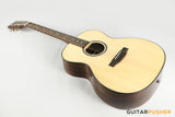Elegee Katala Solid Sitka Spruce Top  OM Acoustic-Electric Guitar with Dual Pickup System