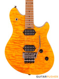 EVH Wolfgang WG Standard Quilt Maple Top, Baked Maple Fretboard - Transparent Amber (5107004558)