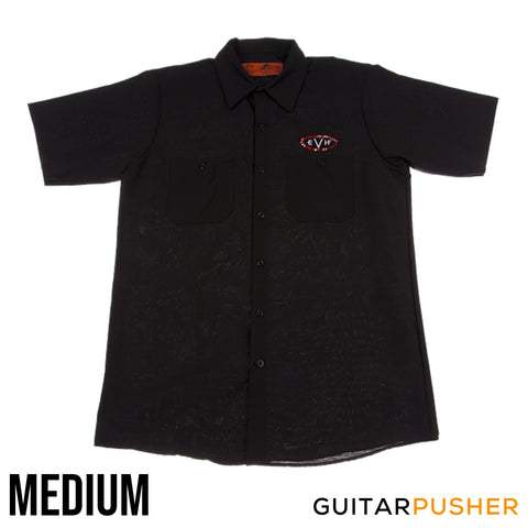 EVH Woven Work Shirt MEDIUM Black (9122015406)