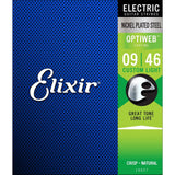 Elixir Electric Nickel Plated Steel Special Gauge Electric Guitar Strings with OPTIWEB Coating