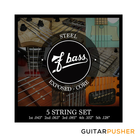 F BASS Exposed-Core Bass Strings 5-String (43-128)