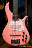 F BASS BN5 5-String Bass (Coral Pink Gloss) - Ash Body, Macassar Ebony Fingerboard