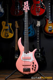F BASS BN5 5-String Bass (Coral Pink Gloss) - Ash Body, Macassar Ebony Fingerboard