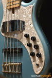 F BASS VF5-J Founder JB Bass (Ice Blue Metallic) - Ash Body, Maple Fingerboard, Tinted Pearloid Pickguard w/ Aguilar Pickups, Active F Bass Preamp, & Gig Bag (20211)