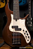 F BASS VF5-PJ 5-String Bass (Rootbeer Gloss) - Alder Body, Indian Rosewood Fingerboard