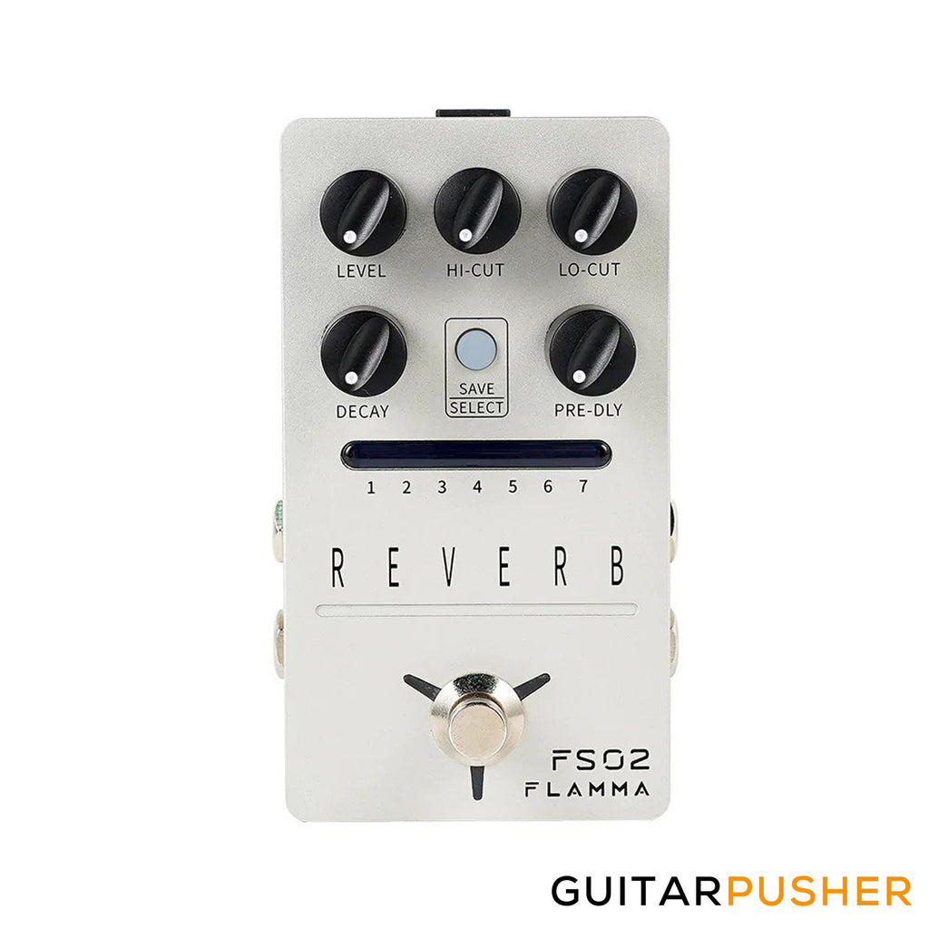 Flamma FS02 Stereo In/Stereo Output Guitar Reverb Pedal GuitarPusher