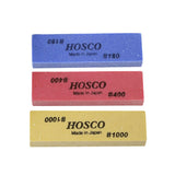 Hosco FPR-SET-3 Fret Polishing Rubber Package Set (FPR180, FPR400, & FPR1000) - GuitarPusher