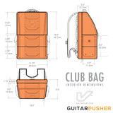 Gruv Gear Club Bag Flight-Smart Tech Backpack - Black/Orange