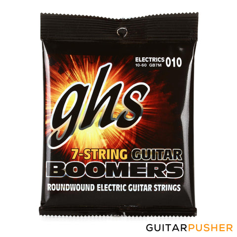 GHS Boomers GB7M Medium 7-String Electric Guitar Strings 10-60 (10 13 17 26 36 46 60)