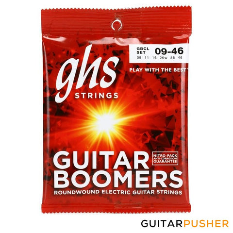 GHS Boomers GBCL Custom Light Electric Guitar Strings 9-46 (9 11 16 26 36 46)