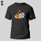 Guitar Pusher Classic Logo Black T-Shirt